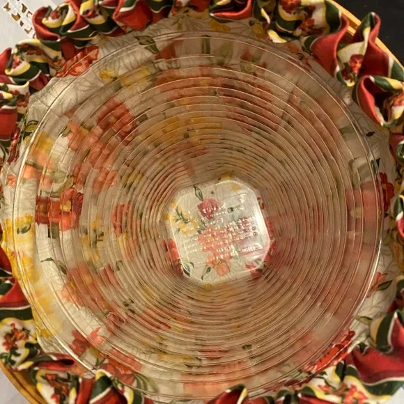 Longaberger 1999 May Series Snapdragon Basket w/ Liner & Tie-On – Complete Set - Picture 6 of 9